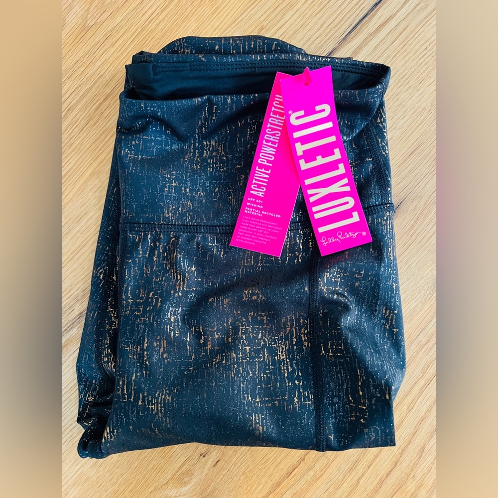 LILLY PULITIZER LUXLETIC HIGH-RISE WEEKENDER LEGGINGS, SIZE M, NWT. - Picture 11 of 11